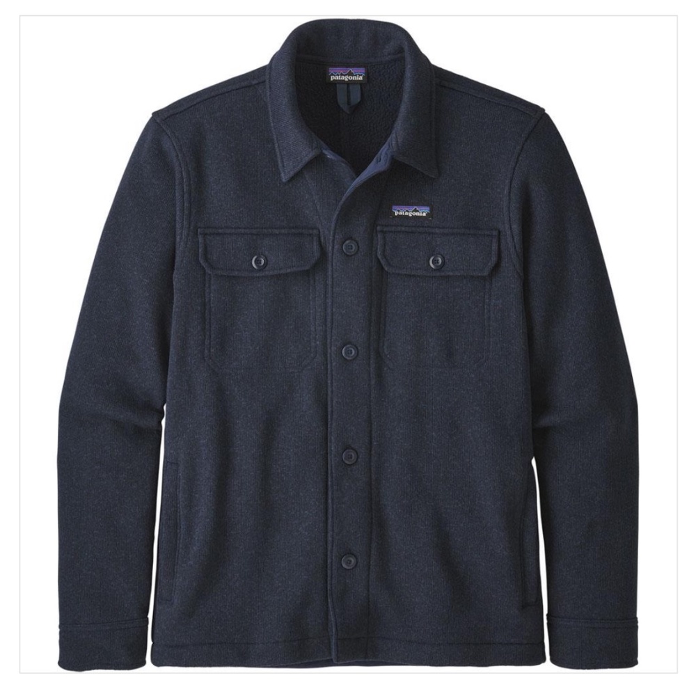 PATAGONIA BETTER SWEATER FLEECE SHIRT JACKET MEN'S Blue XL